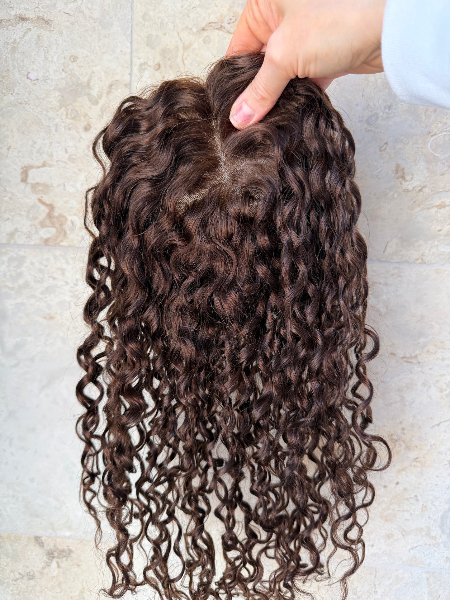 5×6.5 Mono Topper | 16" — hair topper