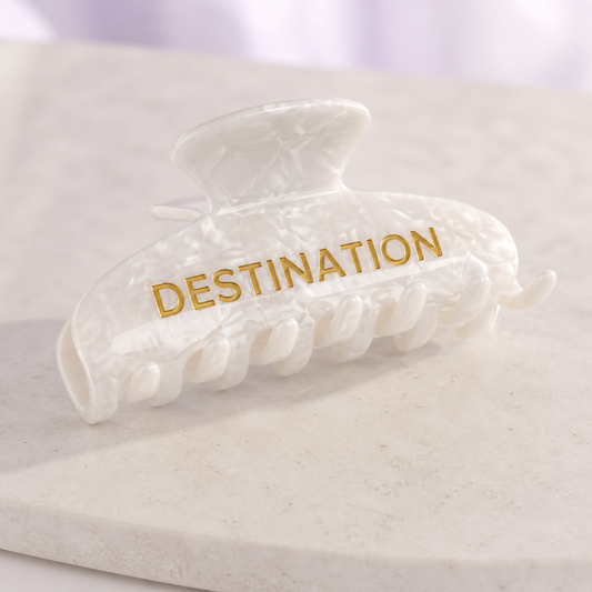 Destination Ivory Claw Clip - primary isolated hero