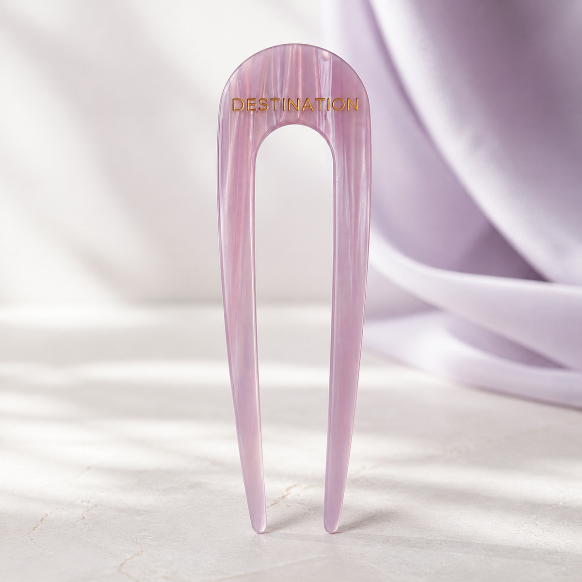 Destination Lavender French Hair Pin - primary upright hero