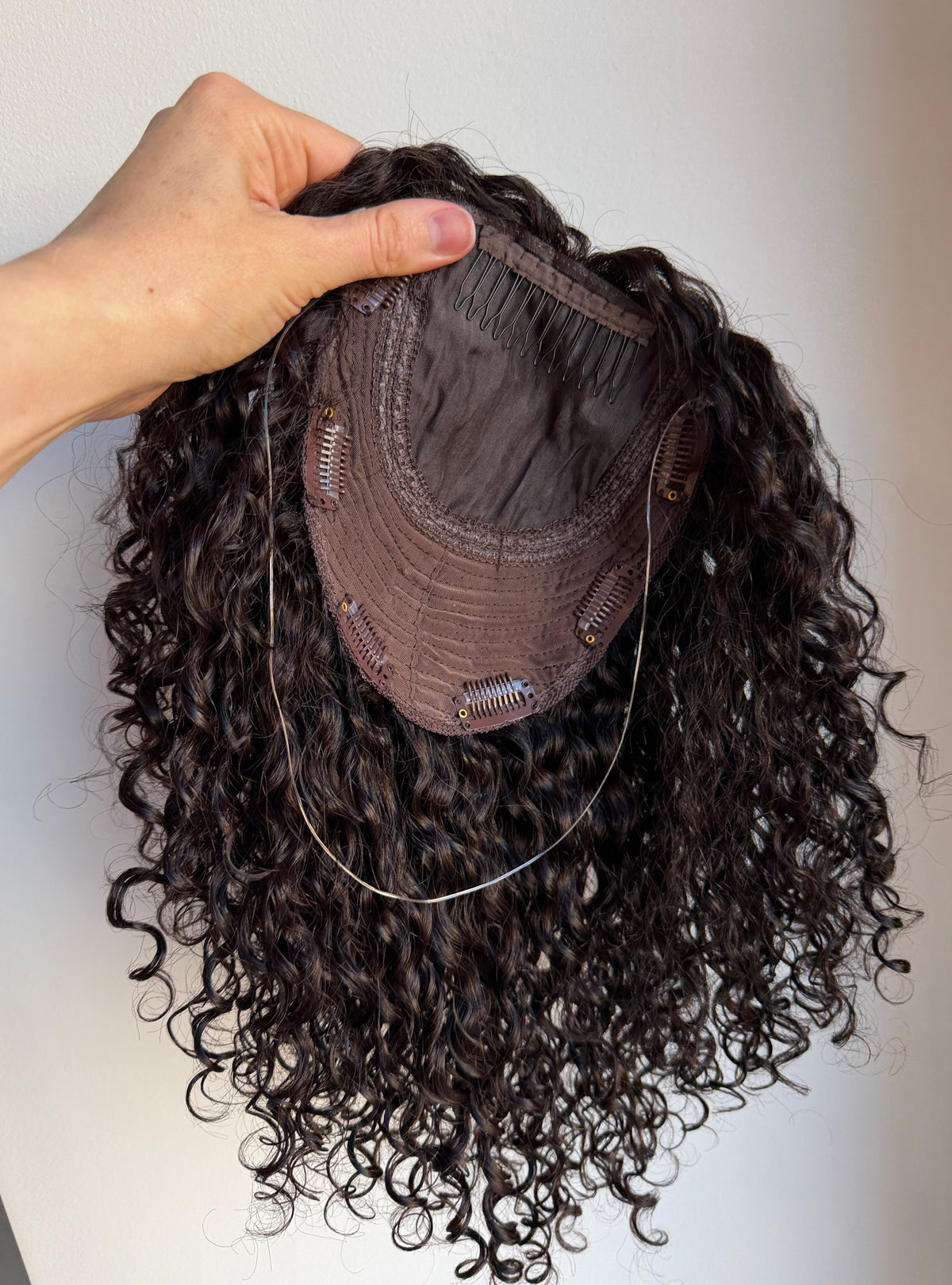 7×8 Silk Topper | 12" — hair topper — view 3