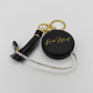 Hair Extension Tape Measure with "Rich Stylist" Gold Embossing