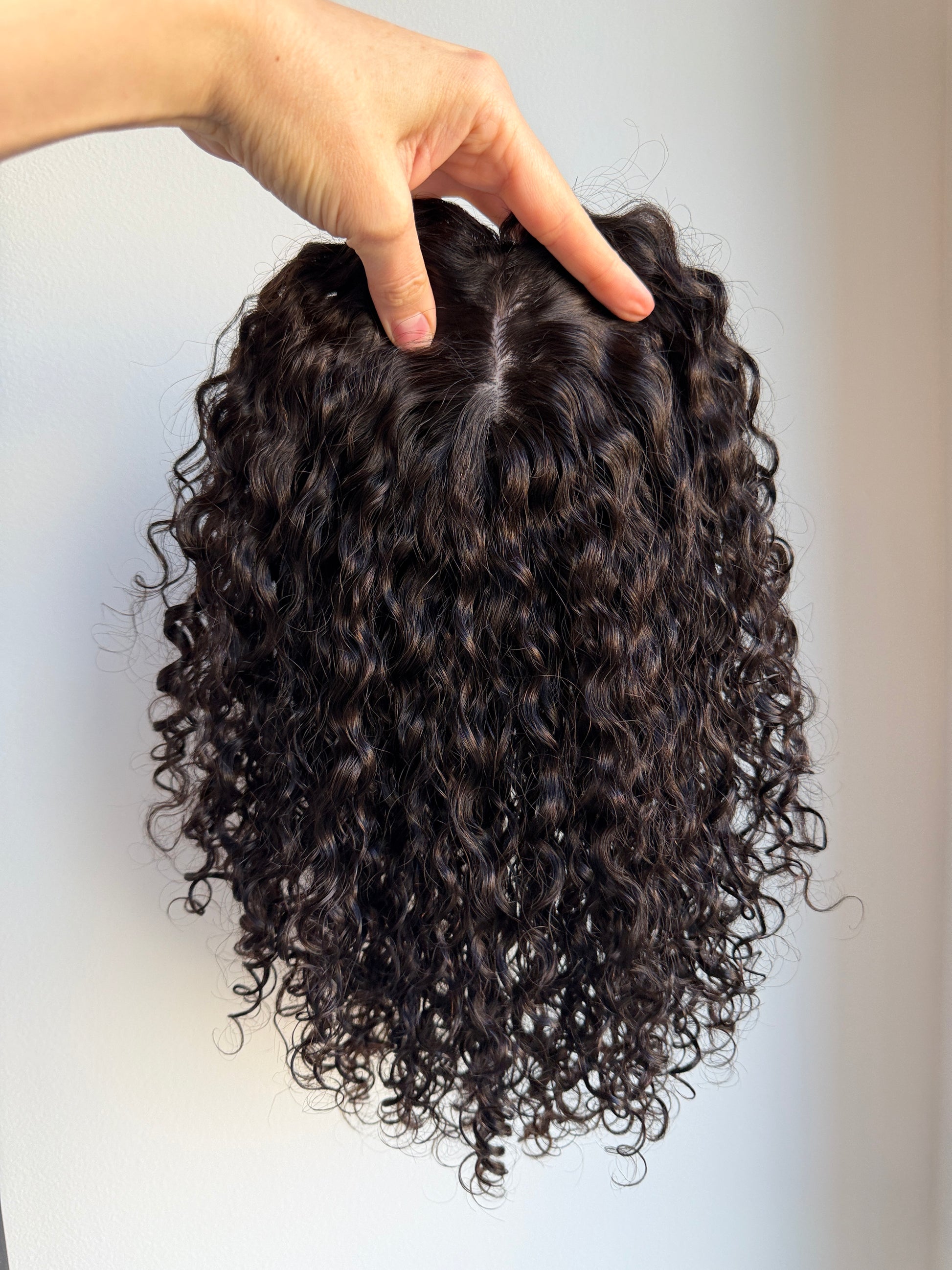 7×8 Silk Topper | 12" — hair topper — view 2