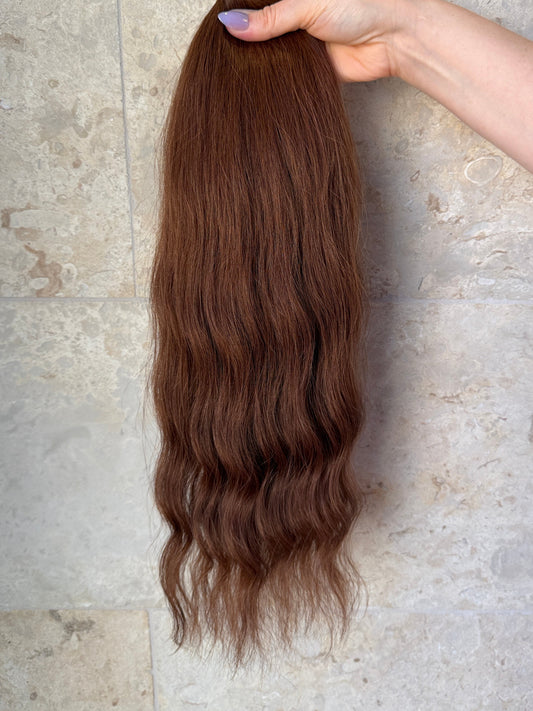 Single Donor Keratin Bonds | Red Brown | 22" | 116g | First Class