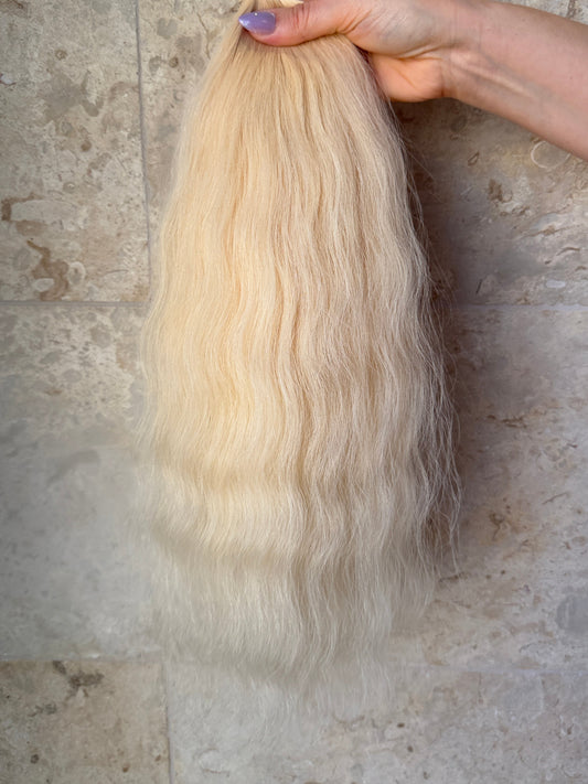 Single Donor Keratin Bonds | Creamy Blonde | 20" | 93g | First Class
