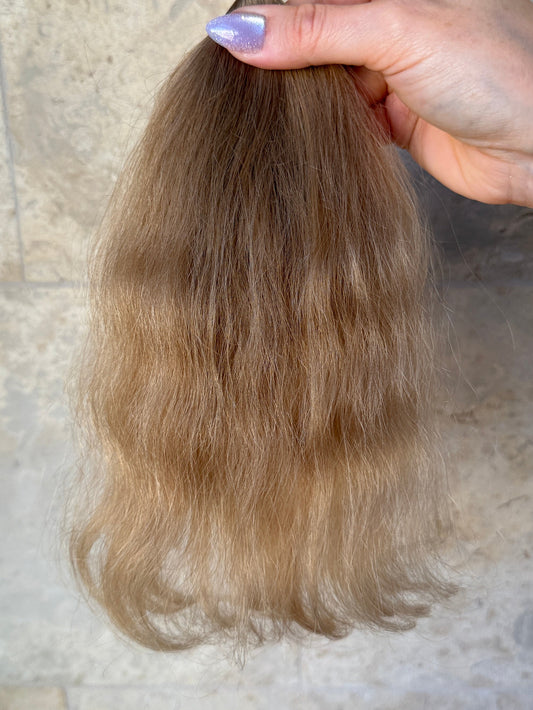 Single Donor | Virgin | Zero Processing | Wavy Soft Blonde | 13" | 26g | First Class