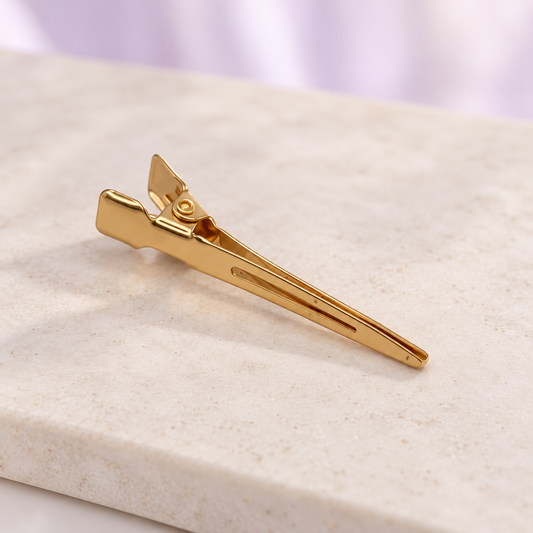 Destination Small Metal Hair Clips (20-Pack) - gold individual clip hero