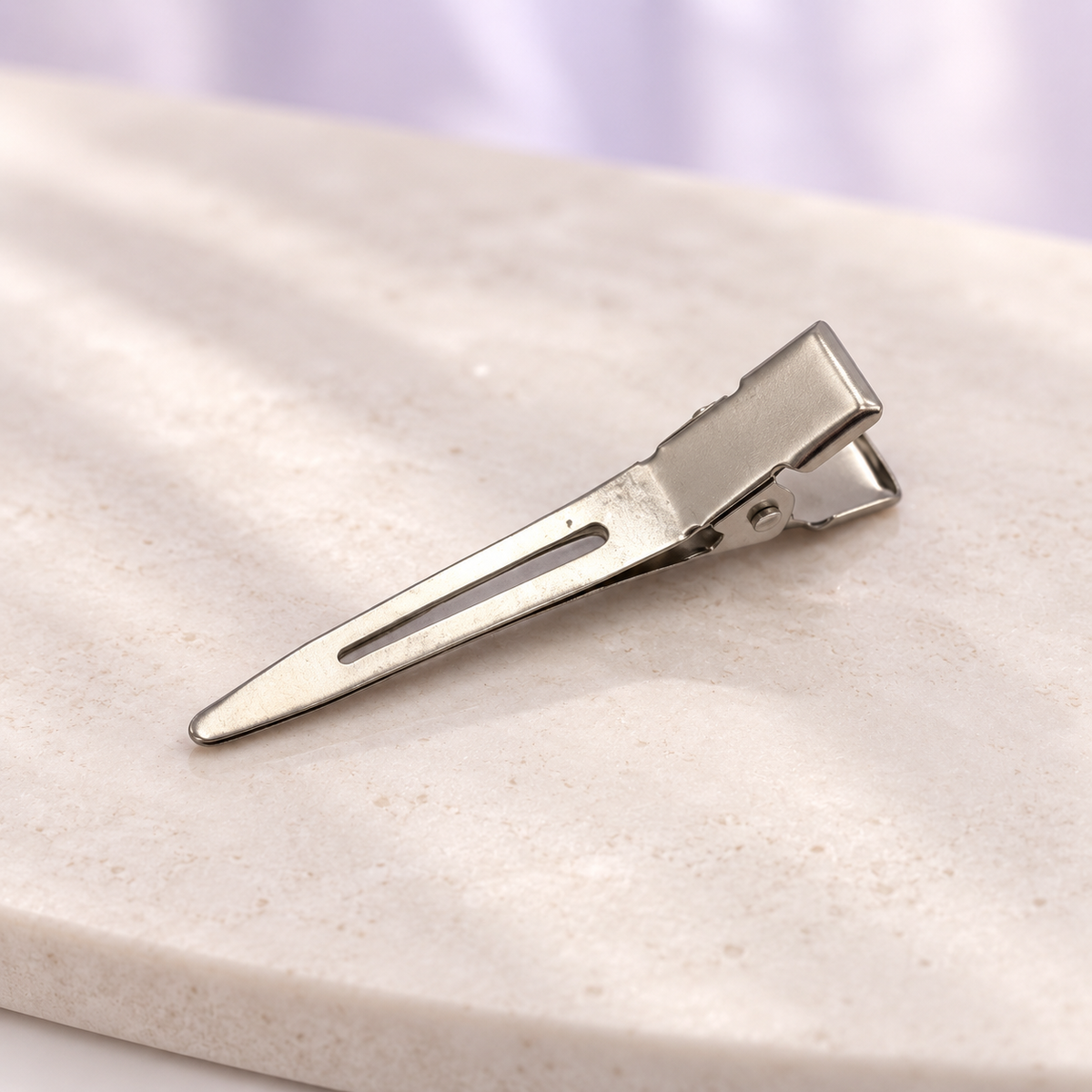 Destination Small Metal Hair Clips (20-Pack) - silver individual clip hero